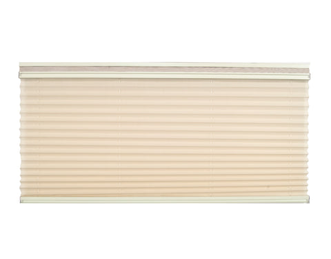 Pleated Day / Night Shade – Off White / Alabaster w/ Oyster Rail
