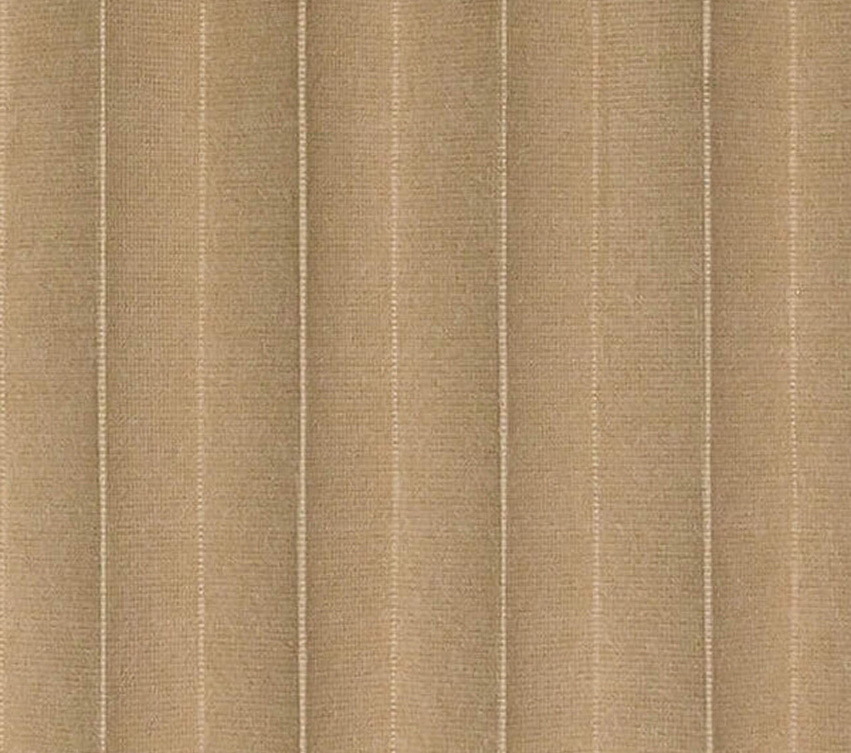 Textured beige fabric with vertical stripes pattern