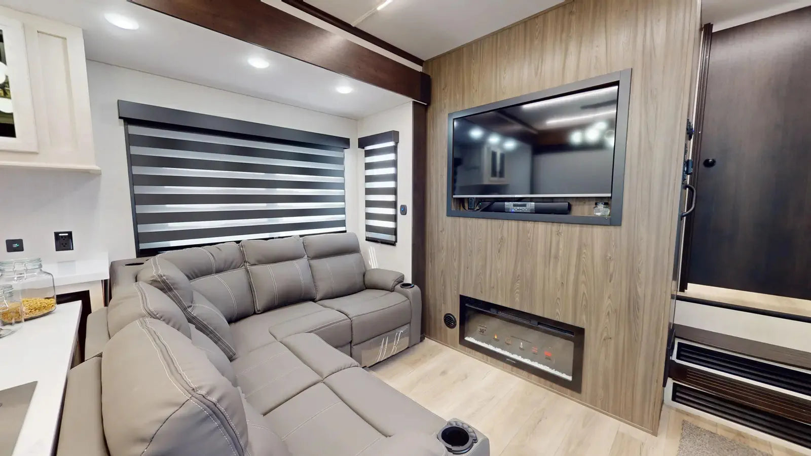 Black Zebra Cordless Blinds