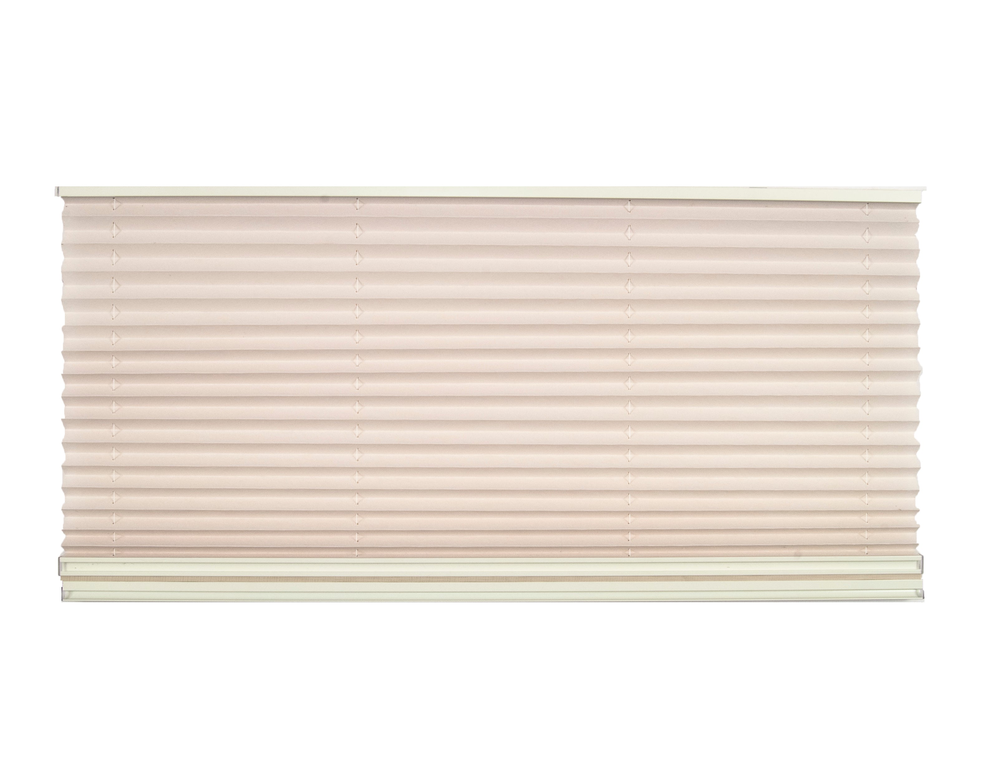 Pleated Day / Night Shade – Off White / Alabaster w/ Oyster Rail